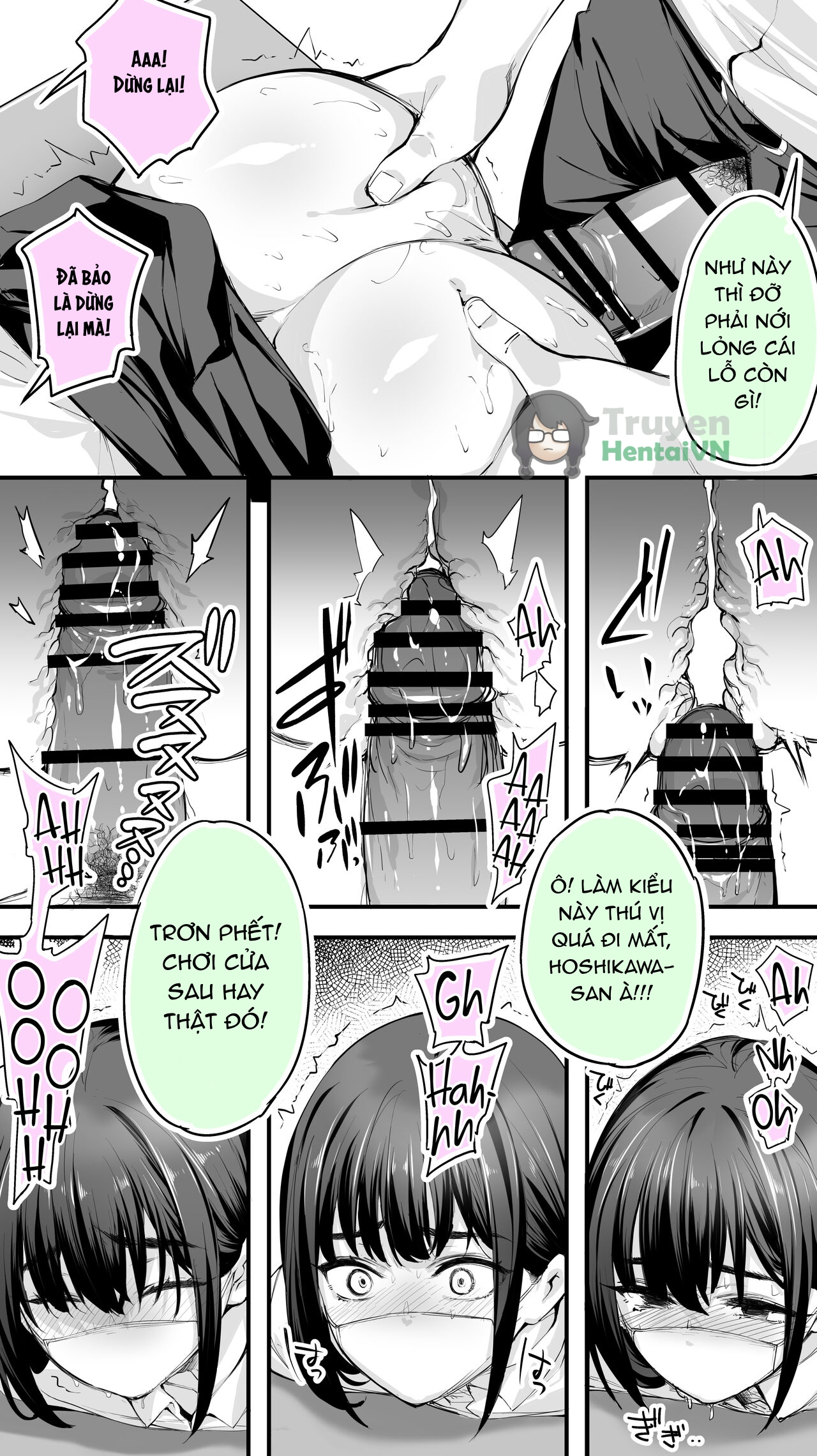 Đọc truyện hentai Okoranaide Hoshikawa-san 2 Oneshot