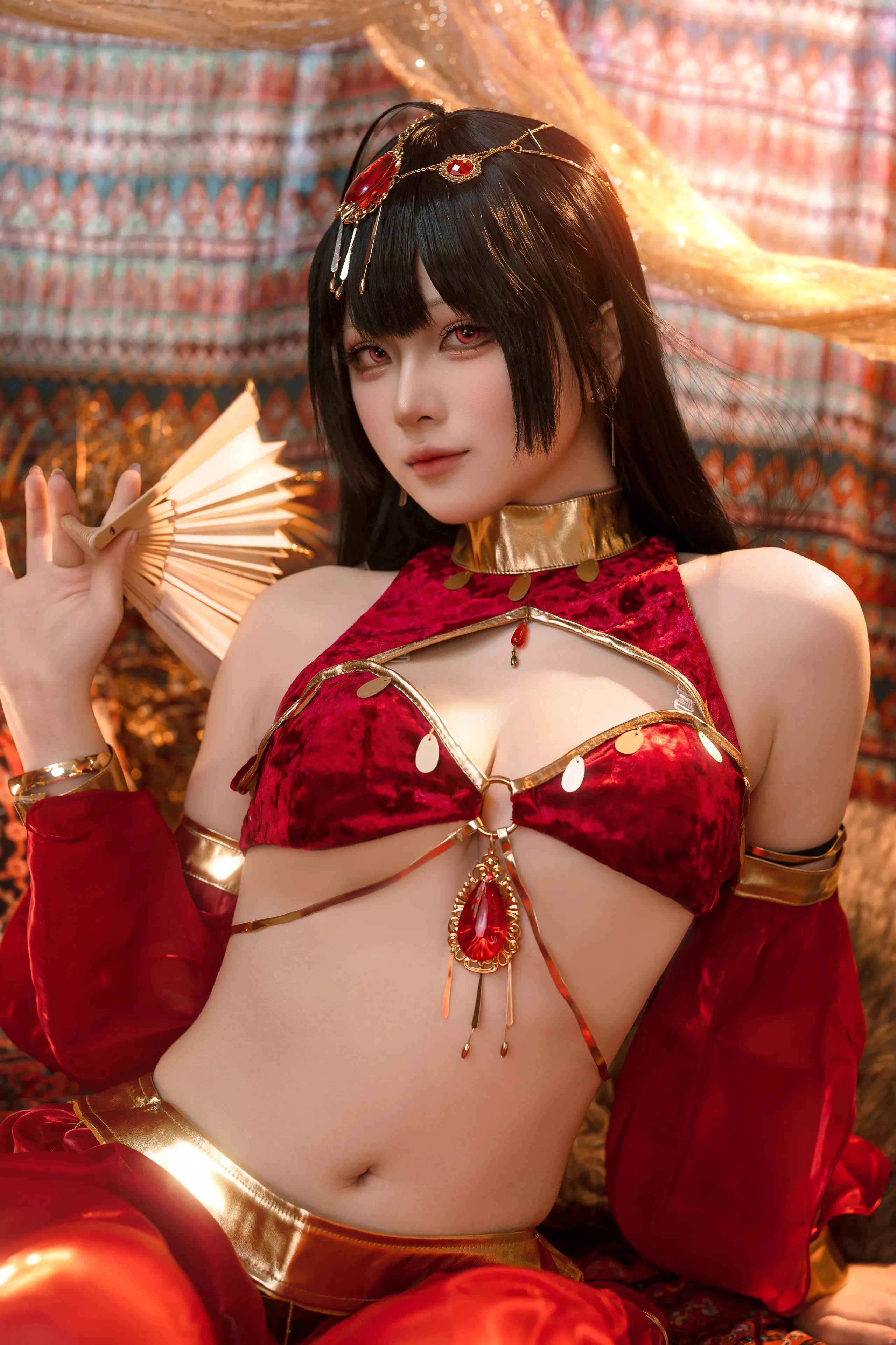 Đọc truyện hentai Tuyển tập Albums siêu phẩm Cosplay - Chap 1018 - Yuyu - Azur Lane Big Phoenix Dancer New Year Special
