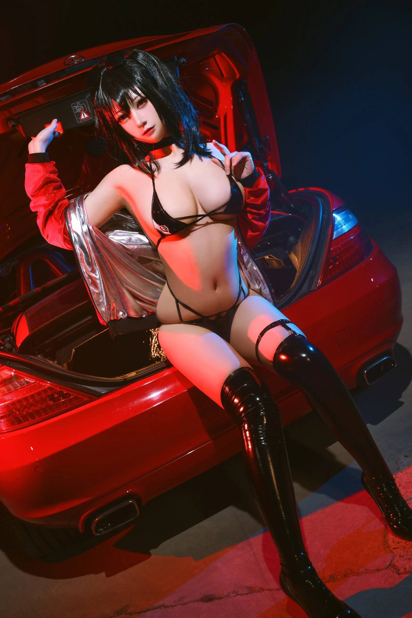 Đọc truyện hentai Tuyển tập Albums siêu phẩm Cosplay - Chap 958 - [Nian Nian_D] White swimming competition + milky zombie selfie + Dafeng + Prince Eugen of Azure Lane