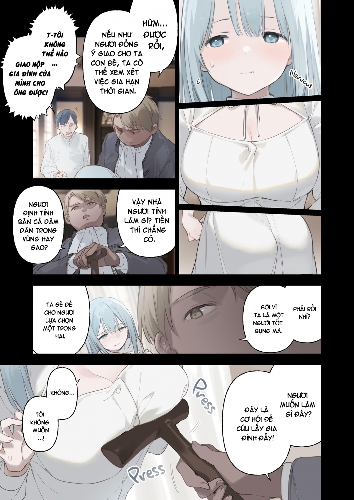 Đọc truyện hentai Sự sa ngã của nàng hầu gái tiểu thư quý tộc Oneshot