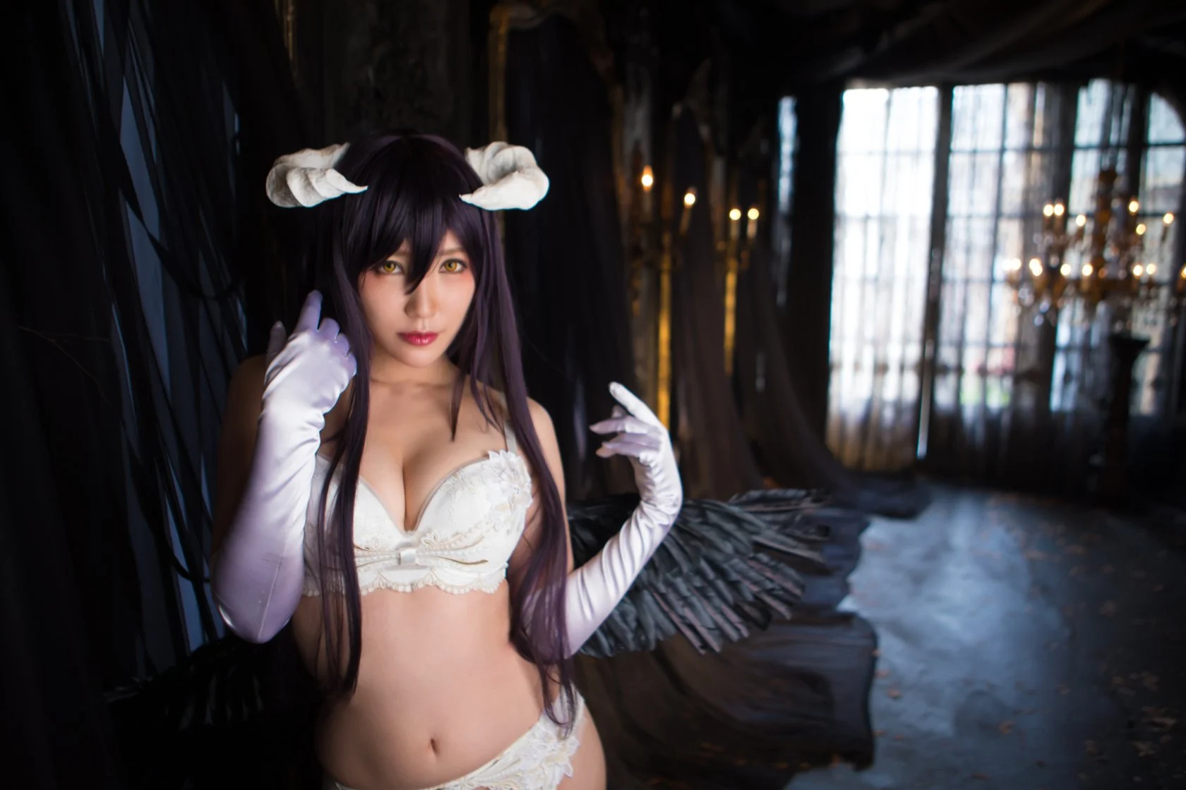 Đọc truyện hentai Tuyển tập Albums siêu phẩm Cosplay - Chap 959 - [Baitai Seijo (Luna Kirishima)] Junketsu Succubus wa ito Toutoki Yume wo miru