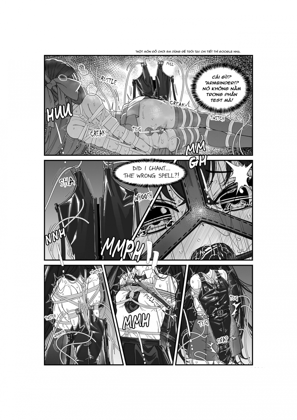 Đọc truyện hentai Cô tiểu thư thử nghiệm ma pháp trói buộc lên người và cái kết - Oneshot