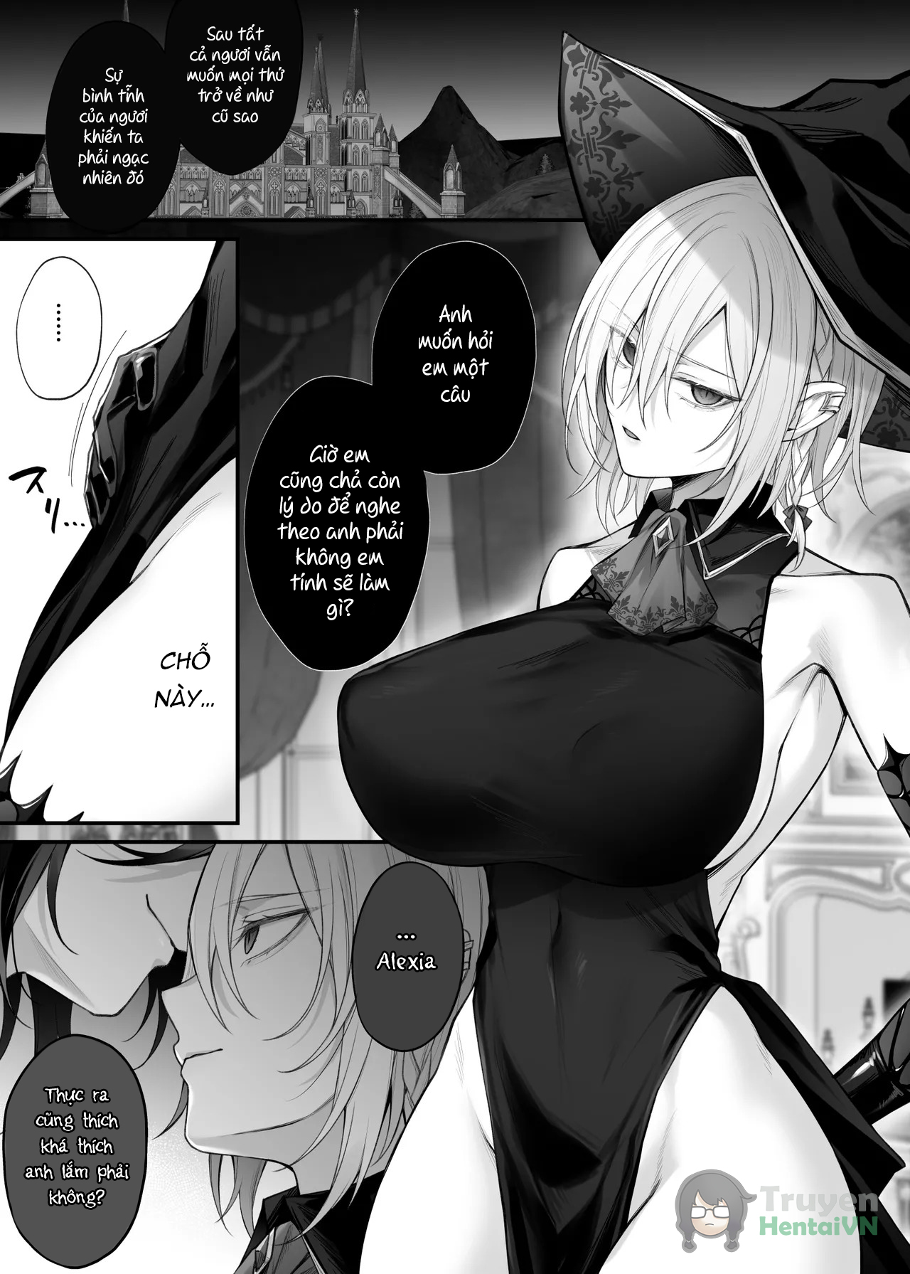 Đọc truyện hentai Juketsu no Majo Alexia wa Mou Otoko ni Modorenai - Chap 2