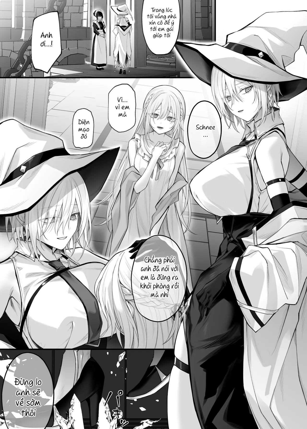 Đọc truyện hentai Juketsu no Majo Alexia wa Mou Otoko ni Modorenai - Chap 1
