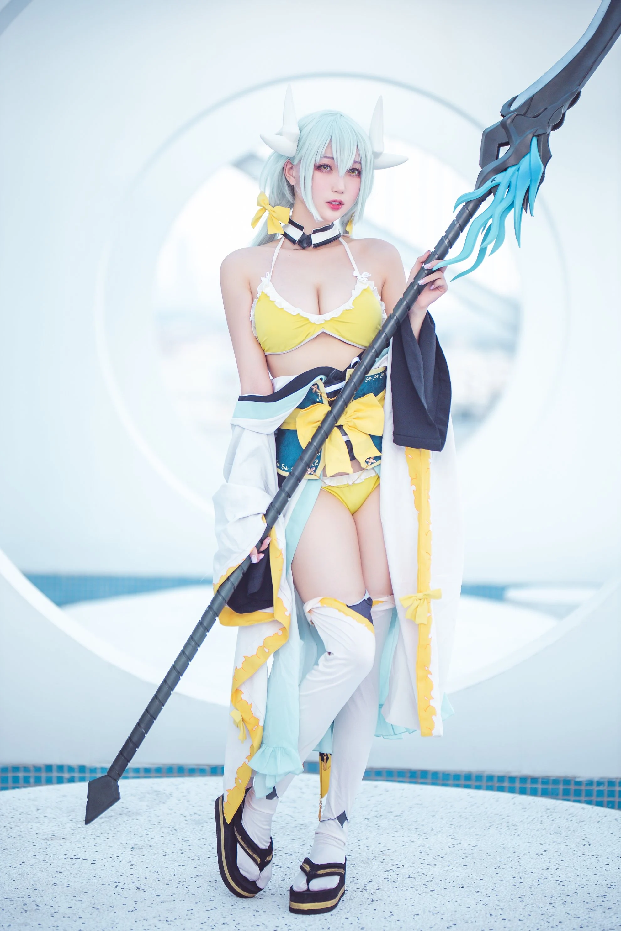 Đọc truyện hentai Tuyển tập Albums siêu phẩm Cosplay - Chap 888 - Zhou Ji is a cute rabbit NO.031 Qing Ji