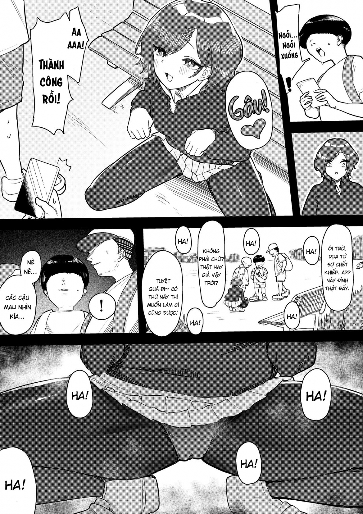 Đọc truyện hentai Kusogaki Saimin VS Mesuinu Madoka - Oneshot.
