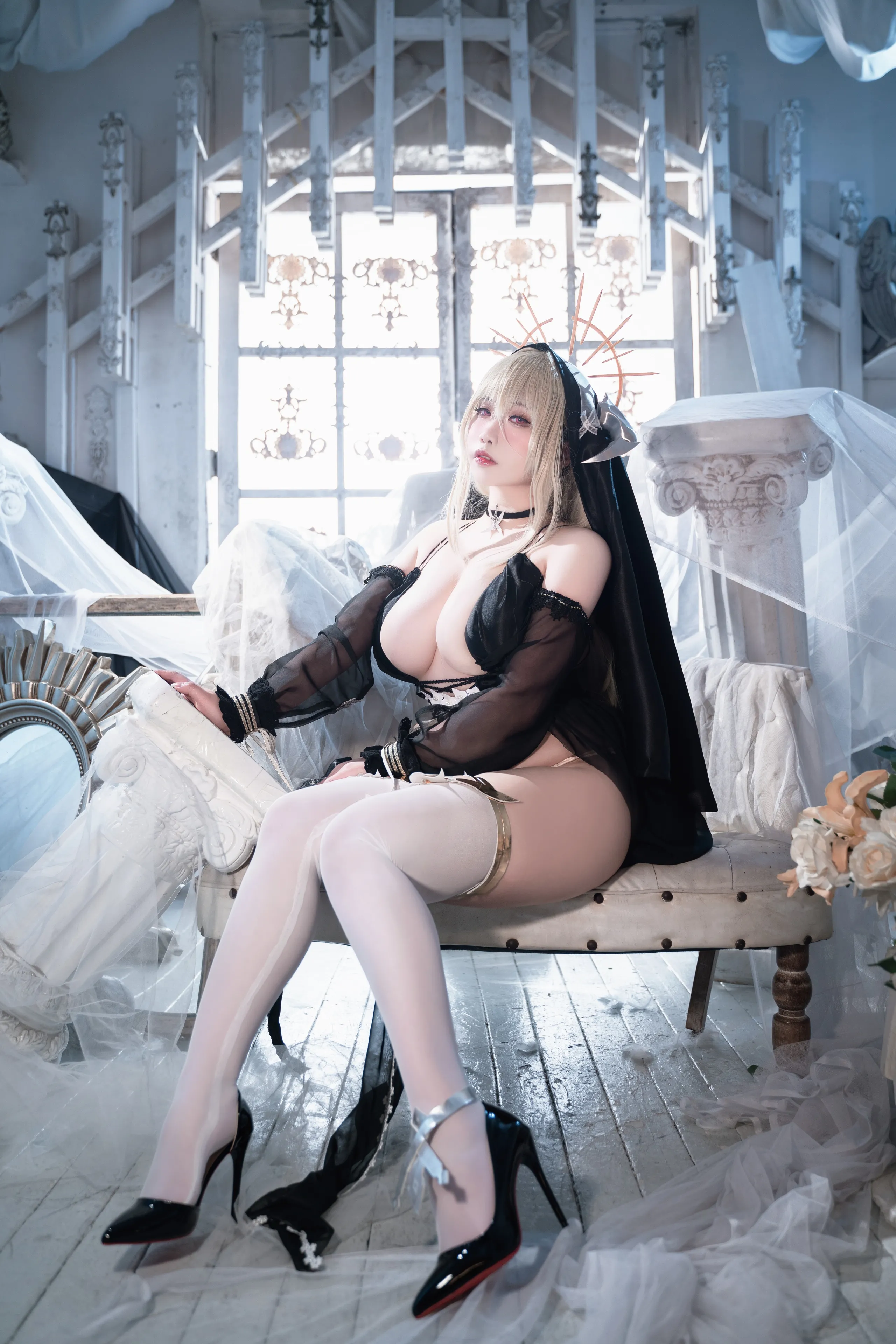 Đọc truyện hentai Tuyển tập Albums siêu phẩm Cosplay - Chap 953 - Sadako Peach - Azur Lane Vengeance