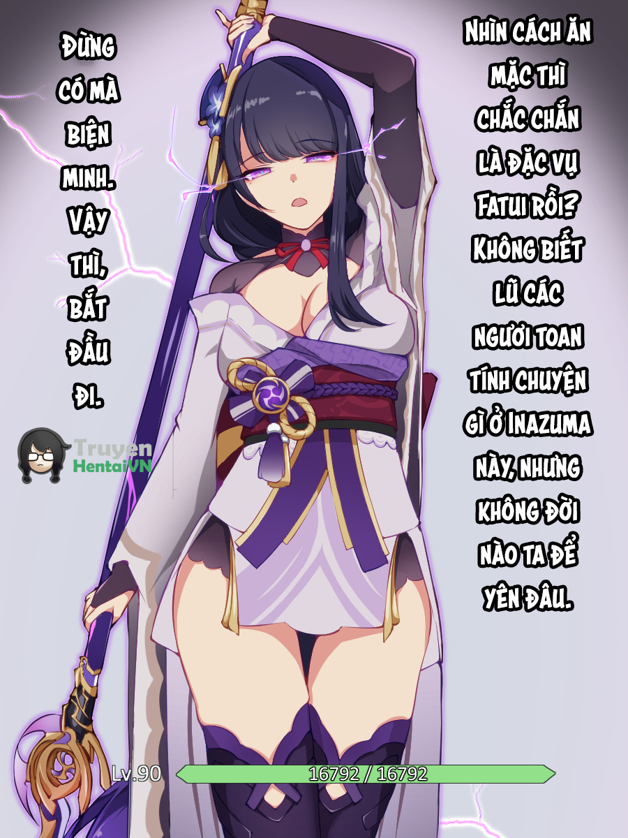 Đọc truyện hentai Raiden Shogun Mirror Maiden Haiboku (Genshin Impact) Oneshot