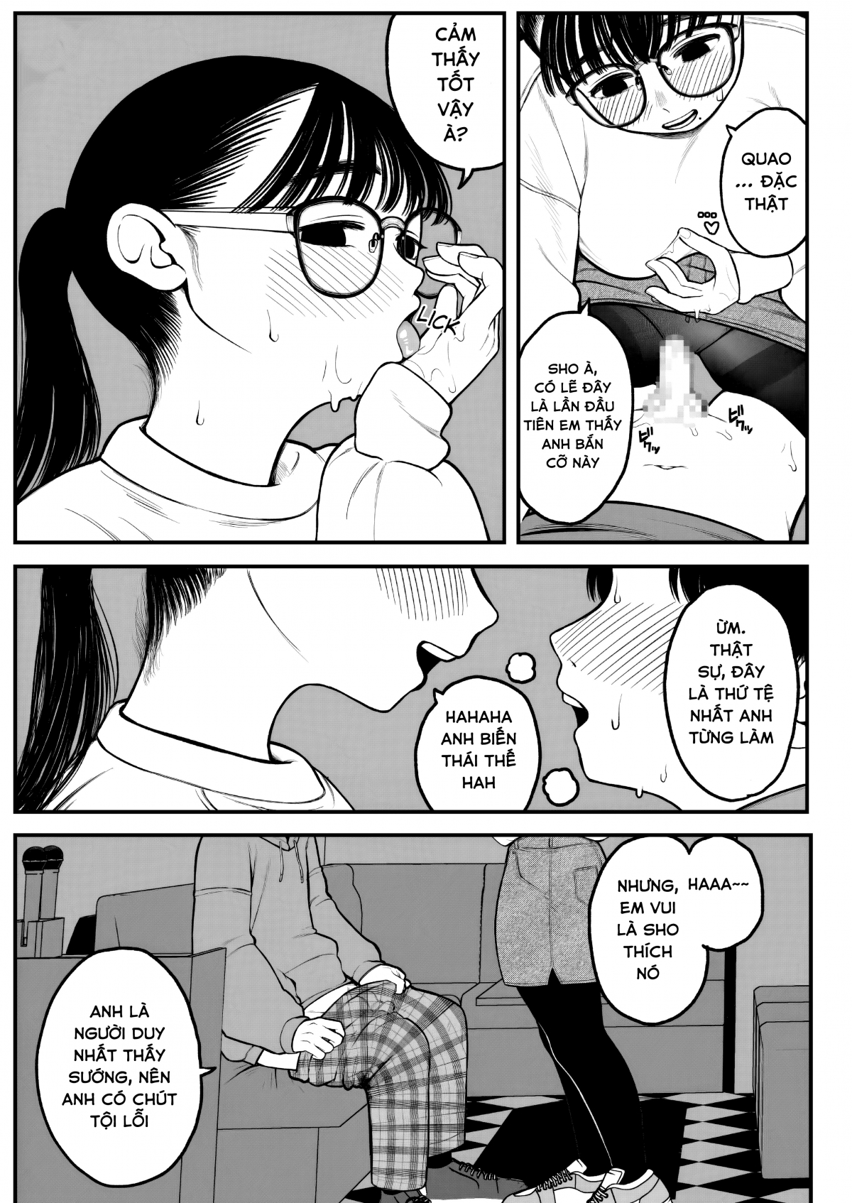 Đọc truyện hentai Kỳ nghỉ đông của tôi, bạn gái và chồng tôi - Oneshot.