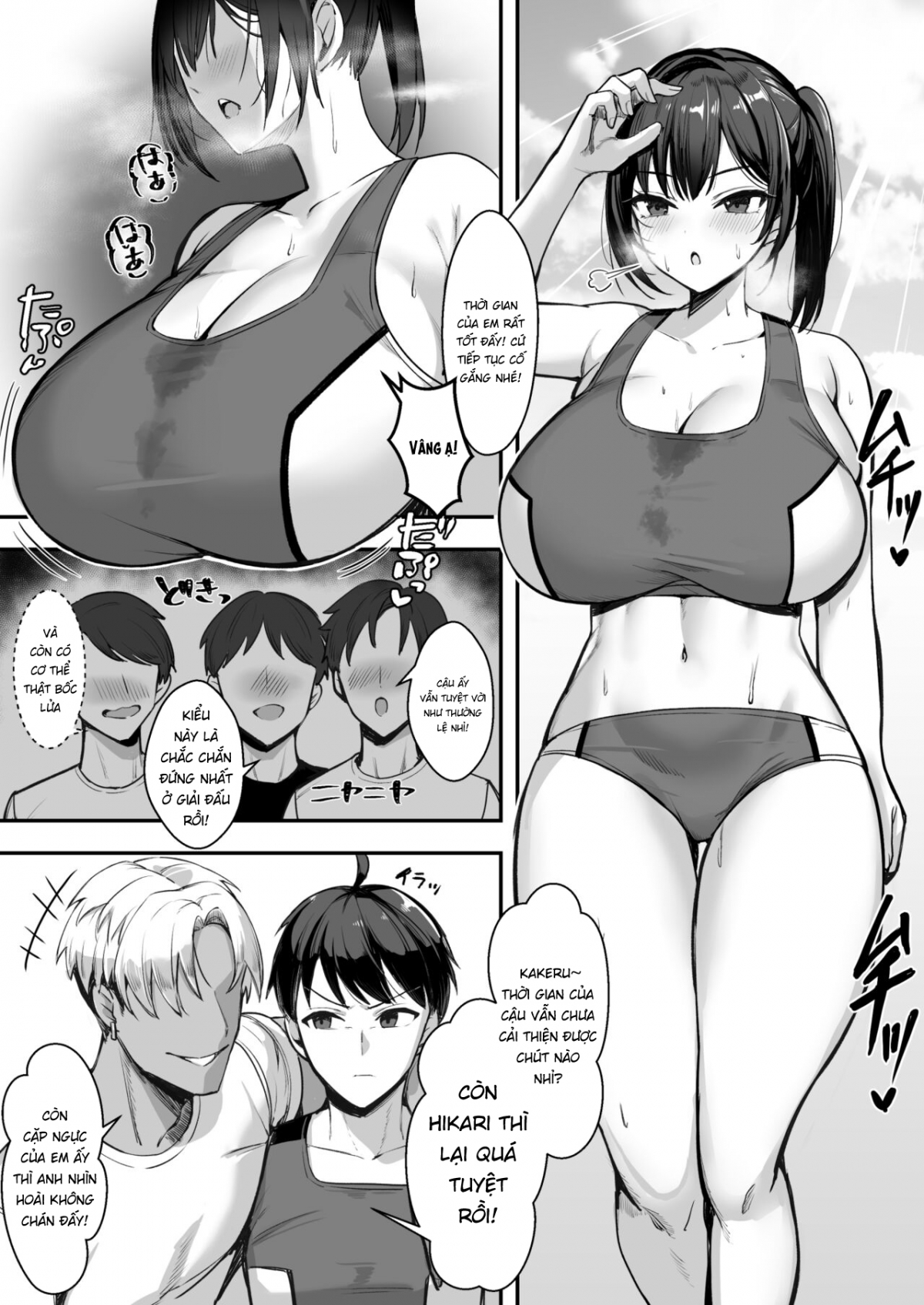 Đọc truyện hentai Không thể cưỡng lại được cô ấy là thành viên của đội điền kinh và có bộ ngực khủng - Oneshot