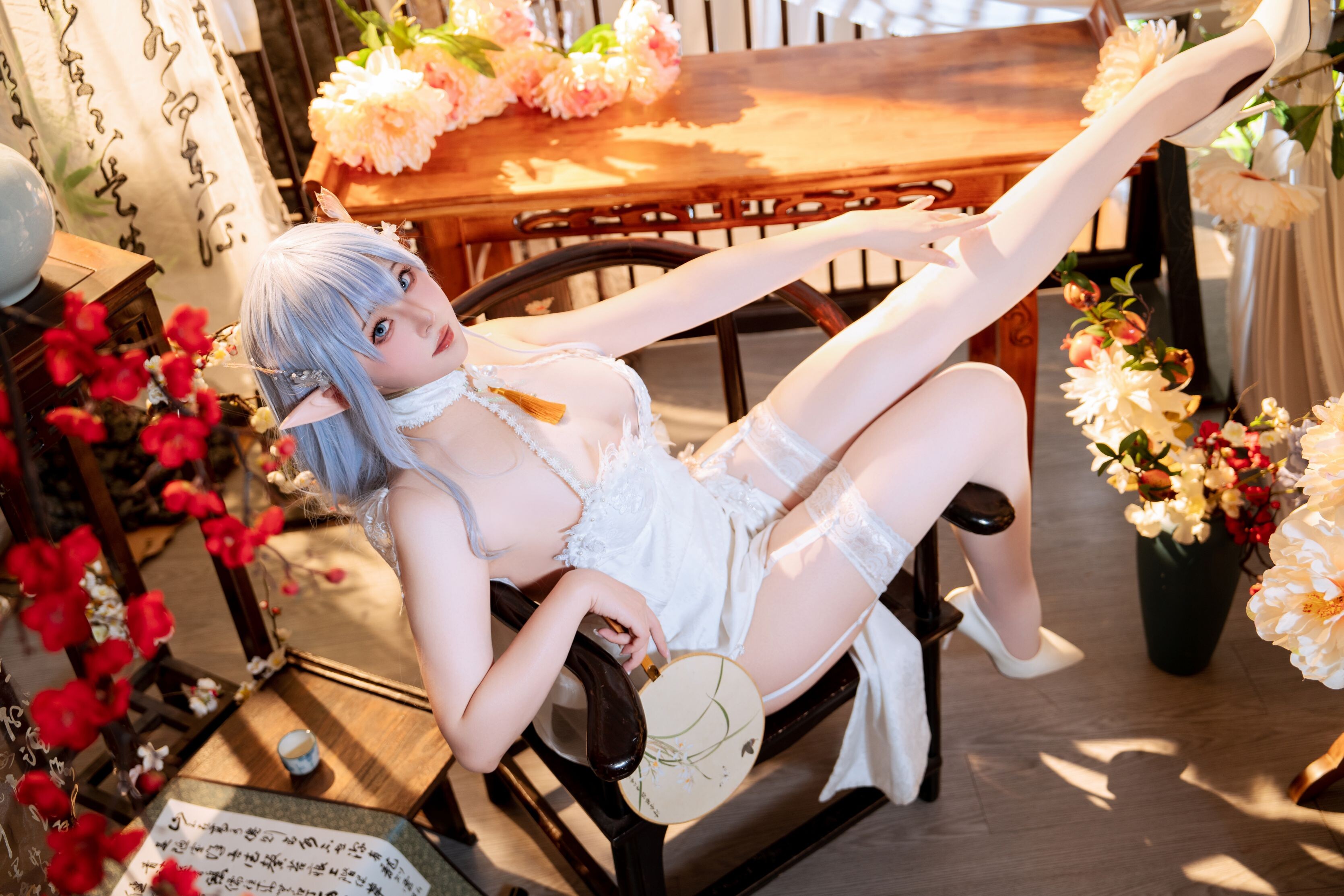 Đọc truyện hentai Tuyển tập Albums siêu phẩm Cosplay - Chap 978 - Natsuko - Azur Lane Albion Cheongsam