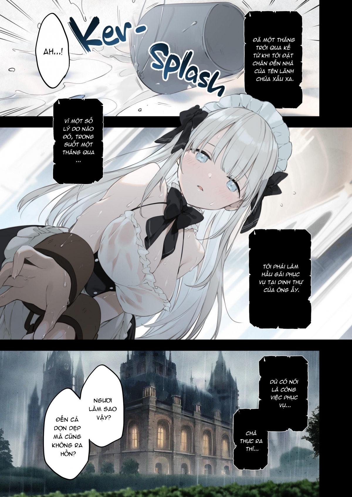 Đọc truyện hentai Sự sa ngã của nàng hầu gái tiểu thư quý tộc Oneshot