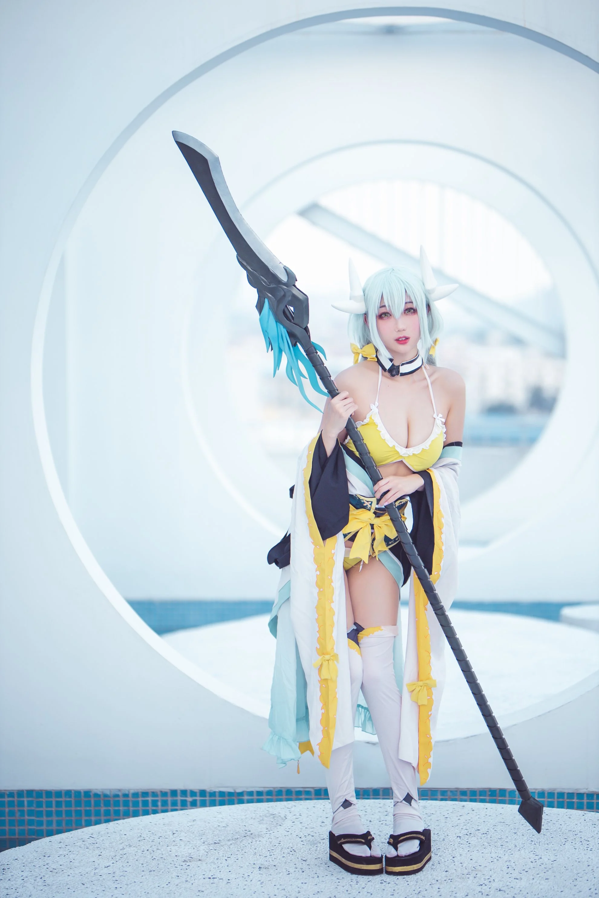 Đọc truyện hentai Tuyển tập Albums siêu phẩm Cosplay - Chap 888 - Zhou Ji is a cute rabbit NO.031 Qing Ji