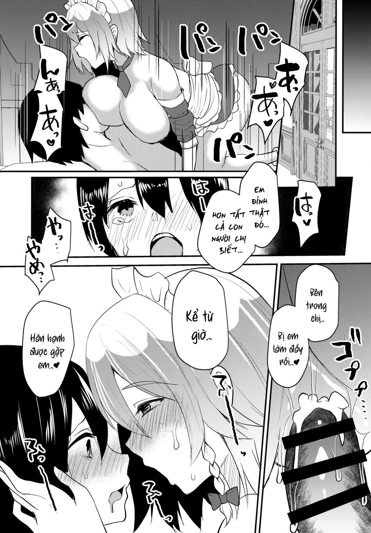 Đọc truyện hentai Hầu gái thèm muốn chủ nhân - Oneshot