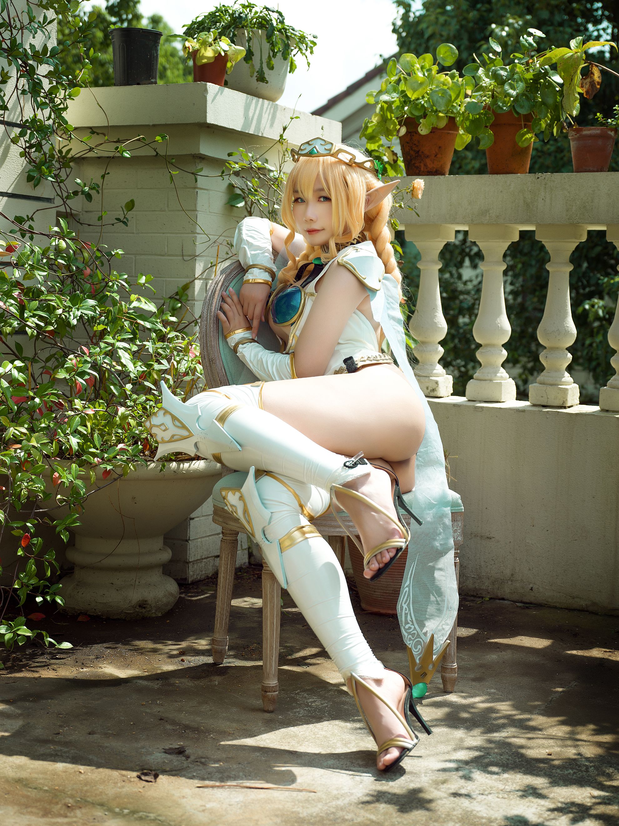 Đọc truyện hentai Tuyển tập Albums siêu phẩm Cosplay - Chap 911 - [Mahua Sauce] Elf Village Lincia