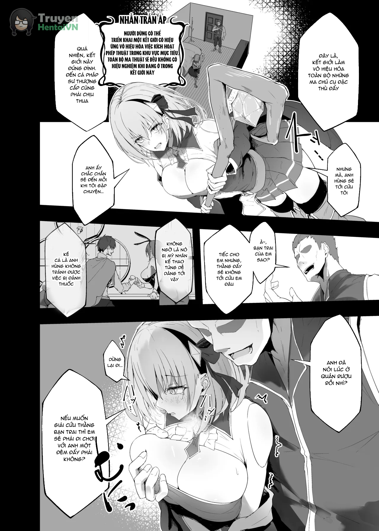 Đọc truyện hentai Yuusha no Kanojo wa NTR reru - Oneshot