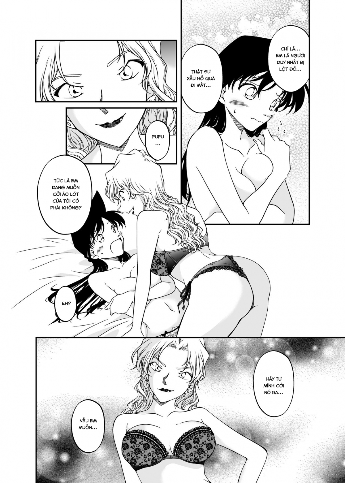 Đọc truyện hentai Cậu không thể trông cậy vào tôi được à? (Detective Conan) - Oneshot