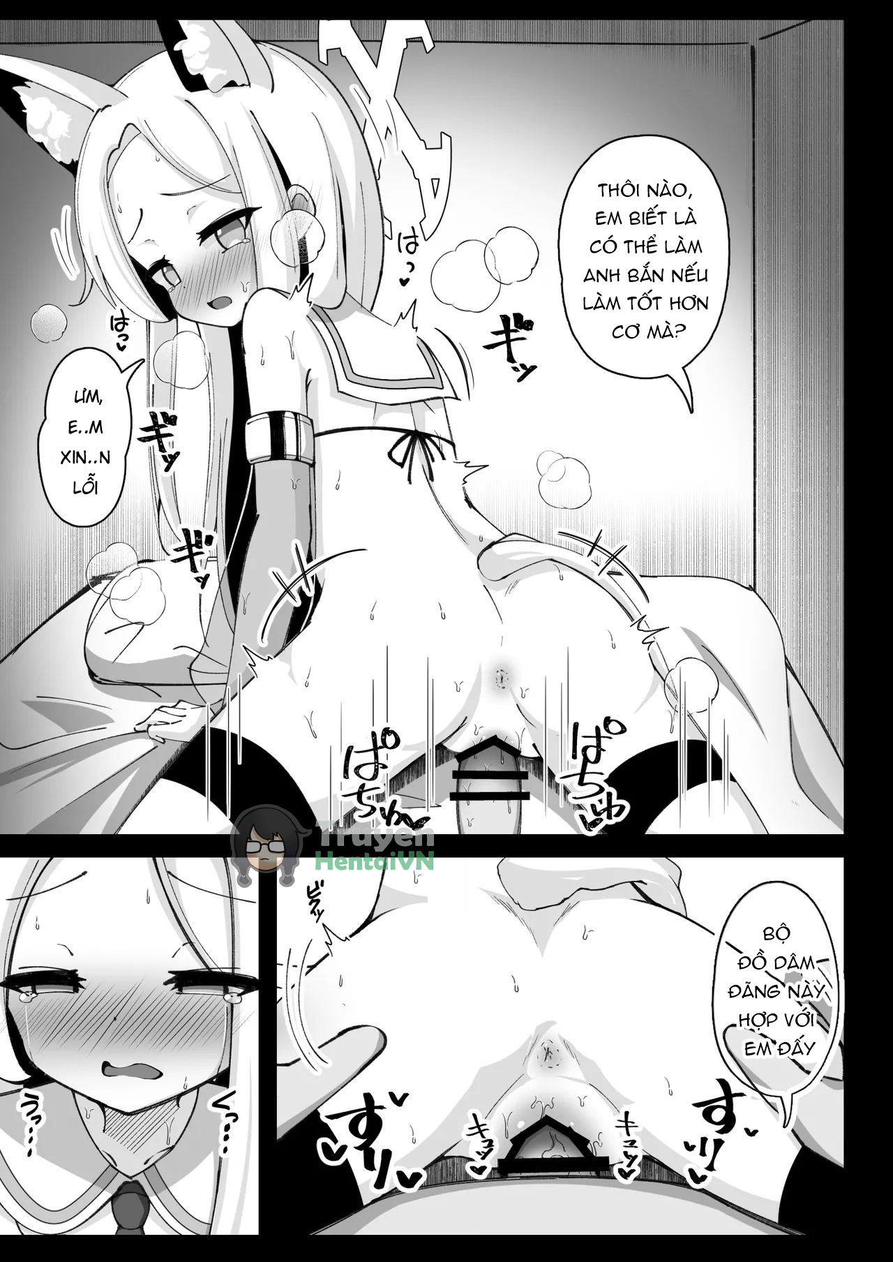 Đọc truyện hentai Eden Jouyaku no Uragawa de. (Blue Archive) - Oneshot