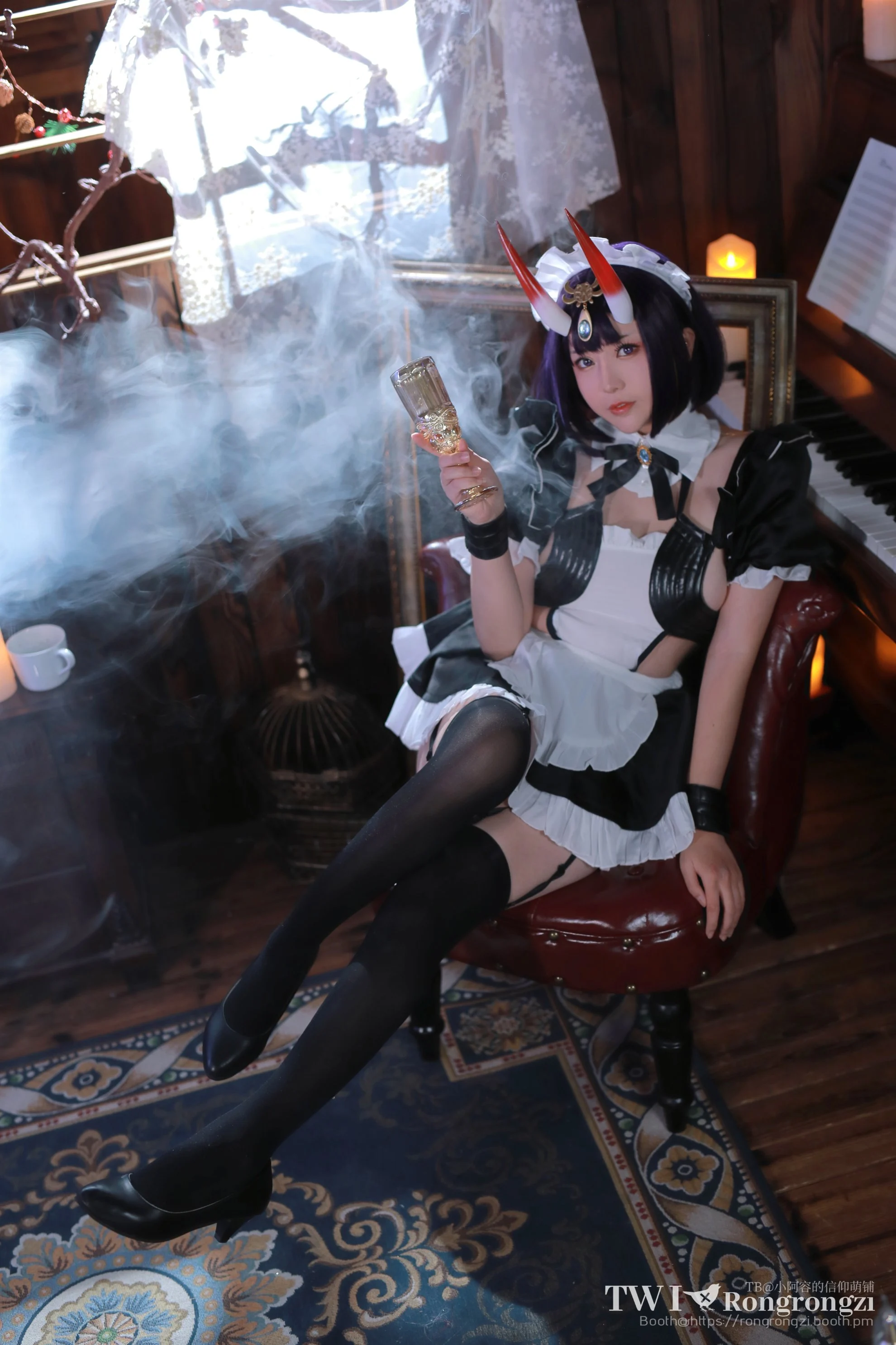 Đọc truyện hentai Tuyển tập Albums siêu phẩm Cosplay - Chap 897 - [Xiao Rongzi Gugugu] Shuten Doushi Maid (Fate Grand Order)