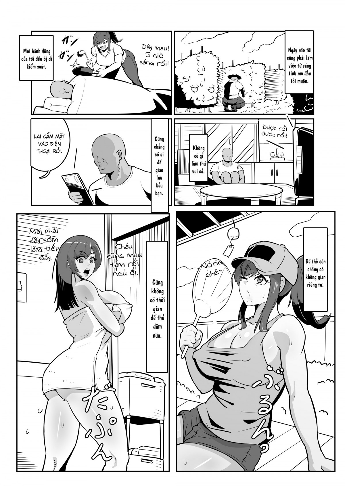 Đọc truyện hentai Bote Oba ~Isourou Saki no Oba-san o Haramasete Botebara Sex Zanmai!~ - Oneshot