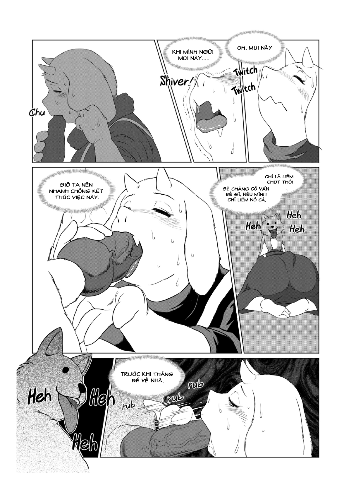 Đọc truyện hentai How About Is My Under Tail? - Oneshot