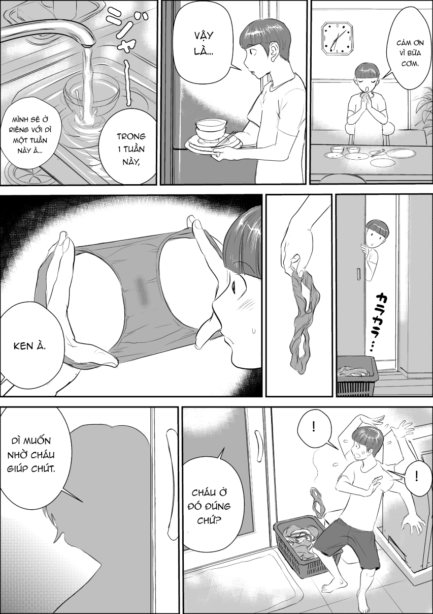 Đọc truyện hentai Kỳ nghỉ hè ngọt ngào của tôi và dì - Oneshot.