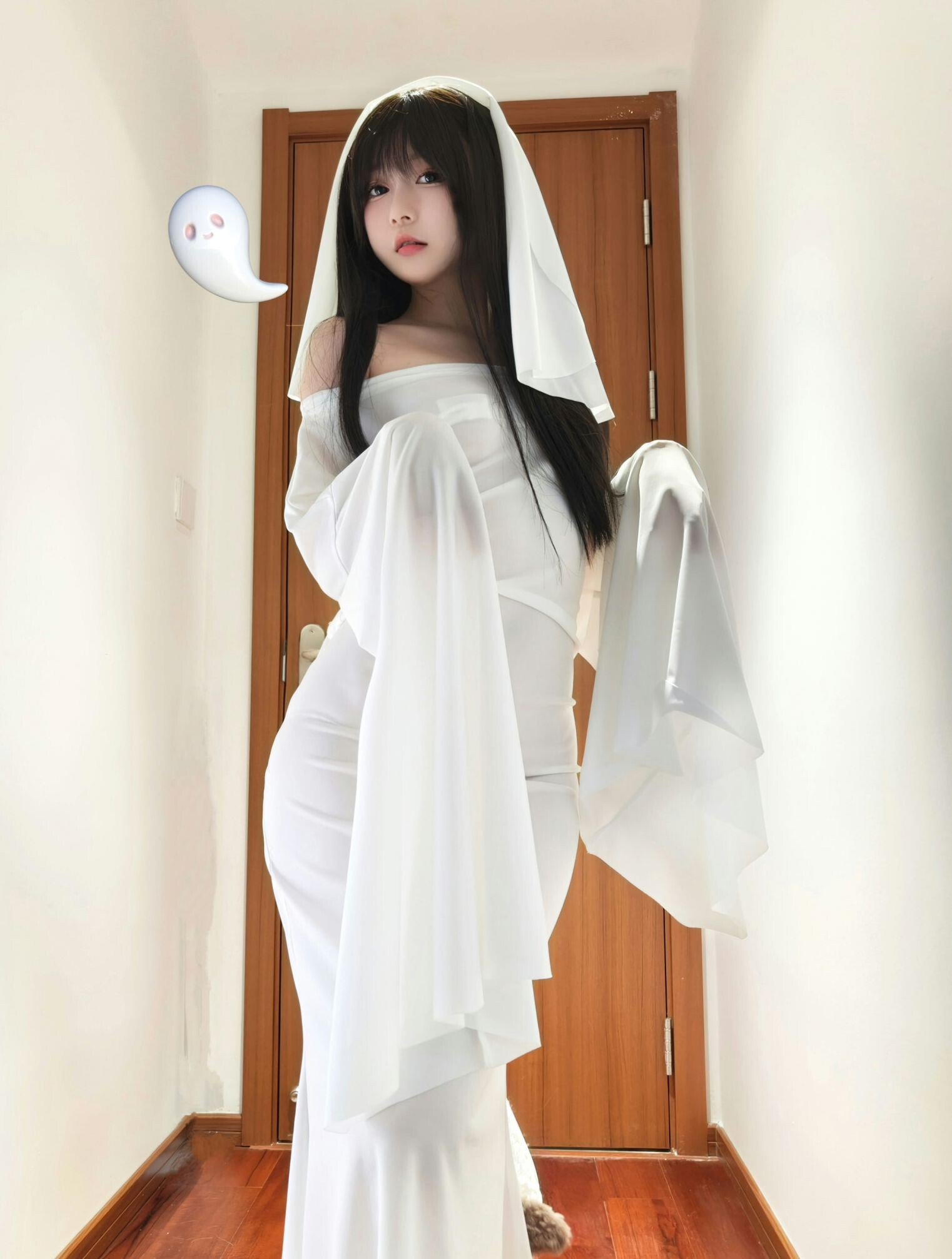 Đọc truyện hentai Tuyển tập Albums siêu phẩm Cosplay - Chap 1002 - Mysterious Pear - Ghost Girl