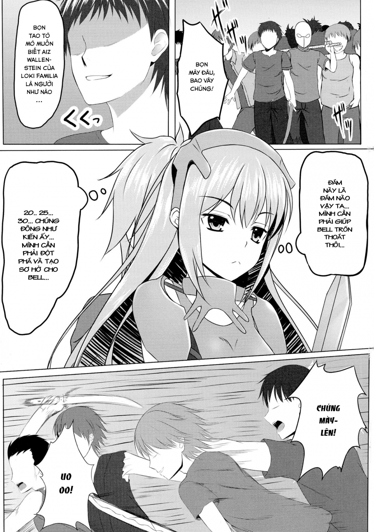 Đọc truyện hentai Dungeon de Aiz Wallenstein o Osou no wa Machigatteiru Darou ka - Oneshot