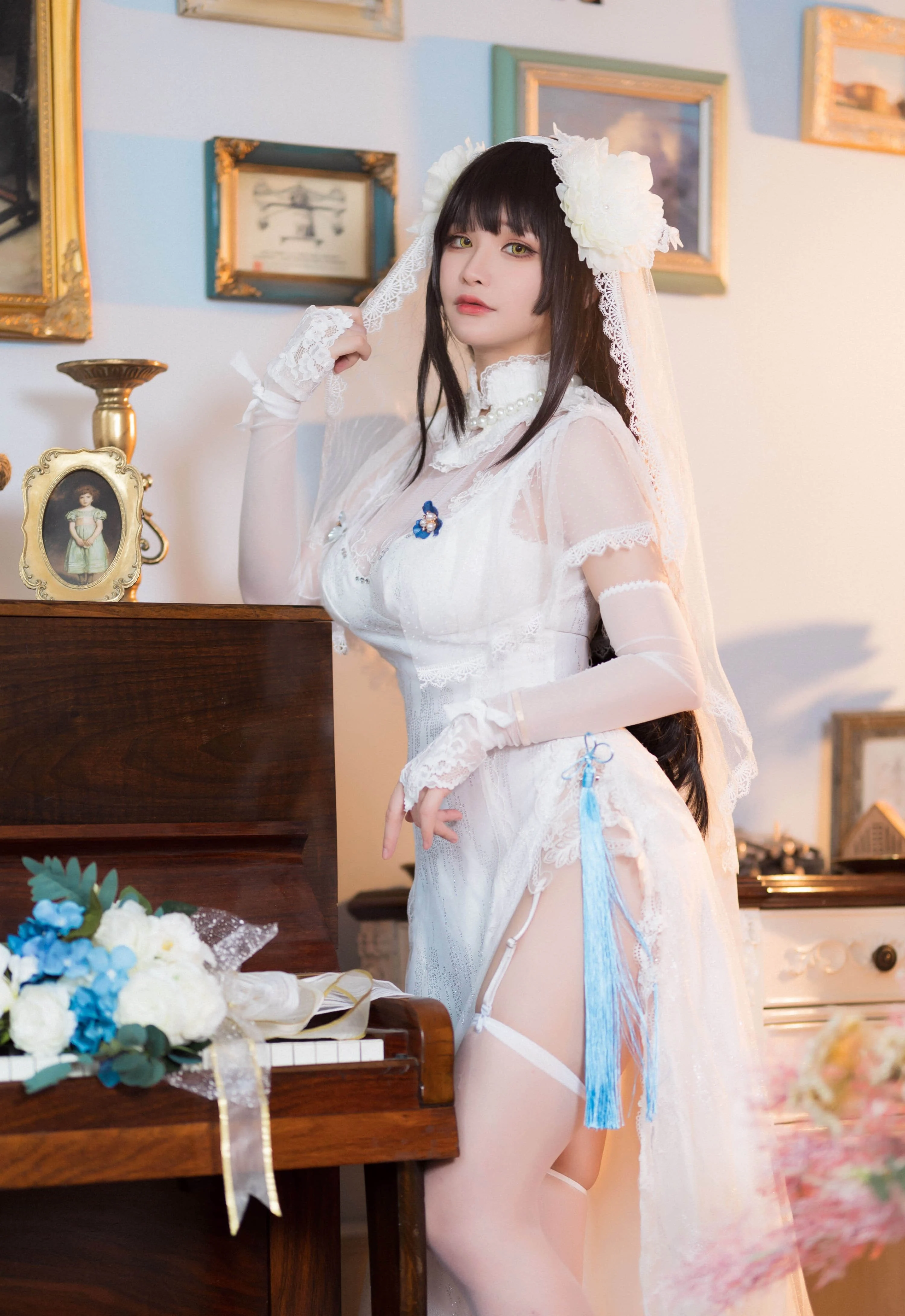 Đọc truyện hentai Tuyển tập Albums siêu phẩm Cosplay - Chap 827 - Qianyu - Yan Newlywed Sexy Bride