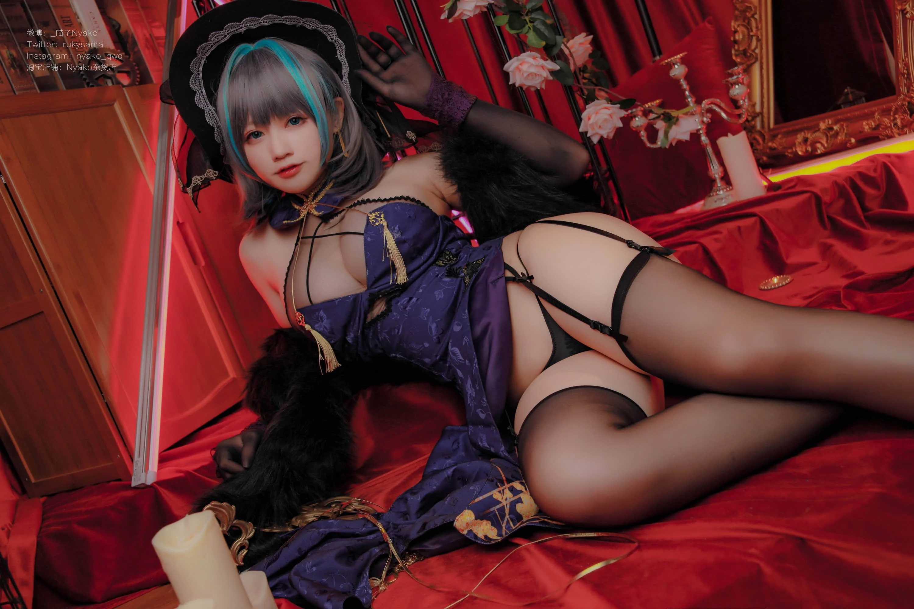 Đọc truyện hentai Tuyển tập Albums siêu phẩm Cosplay - Chap 808 - Nyako - Cheshire Cheongsam