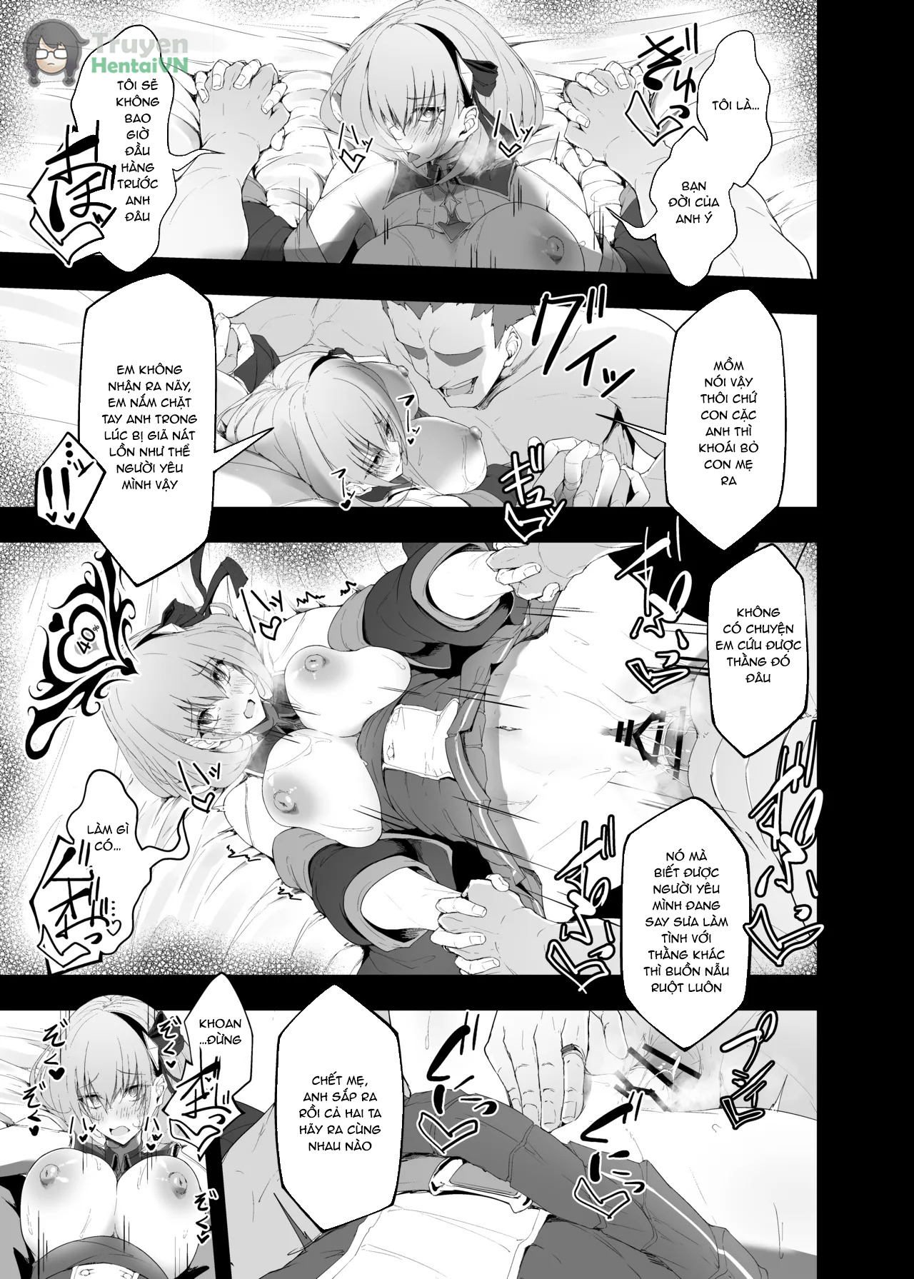 Đọc truyện hentai Yuusha no Kanojo wa NTR reru - Oneshot