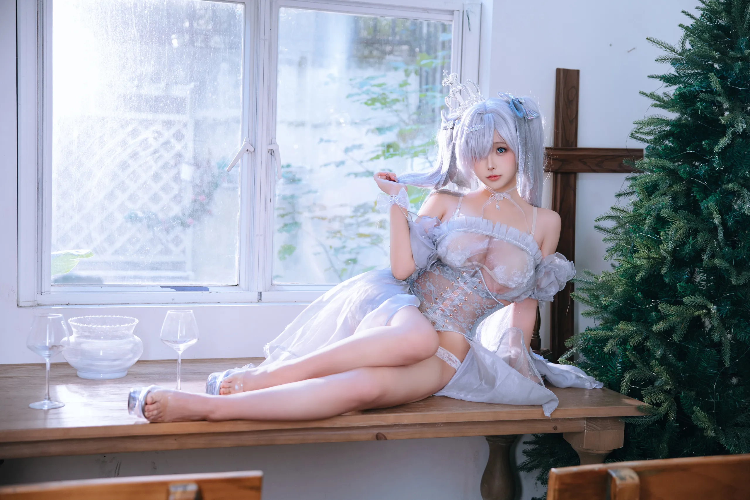 Đọc truyện hentai Tuyển tập Albums siêu phẩm Cosplay - Chap 1105 - Hina Jiao - Goddess of Victory: Nikki Cinderella