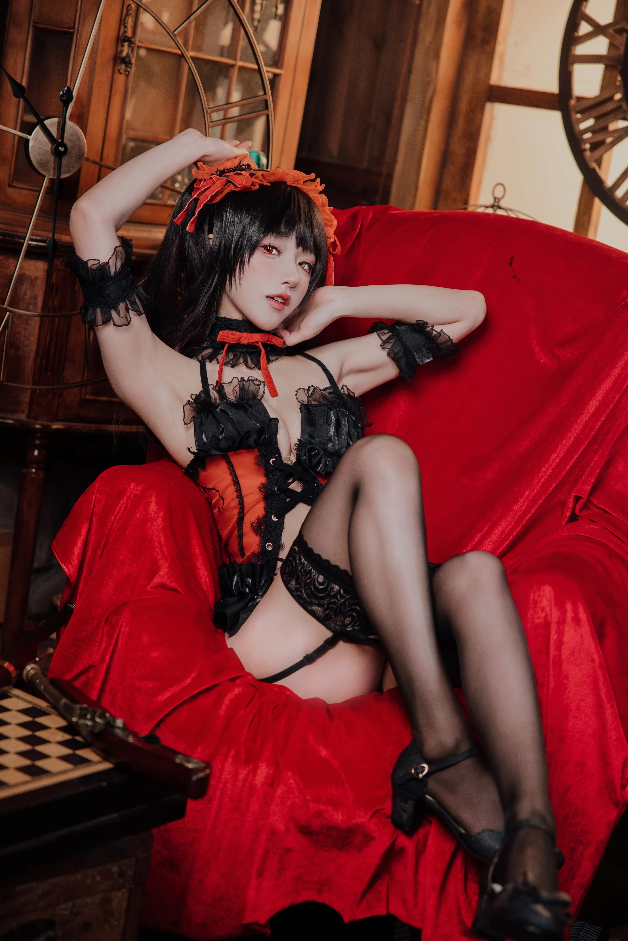 Đọc truyện hentai Tuyển tập Albums siêu phẩm Cosplay - Chap 1008 - Ah Bao is also a bunny girl Tokisaki Kurumi