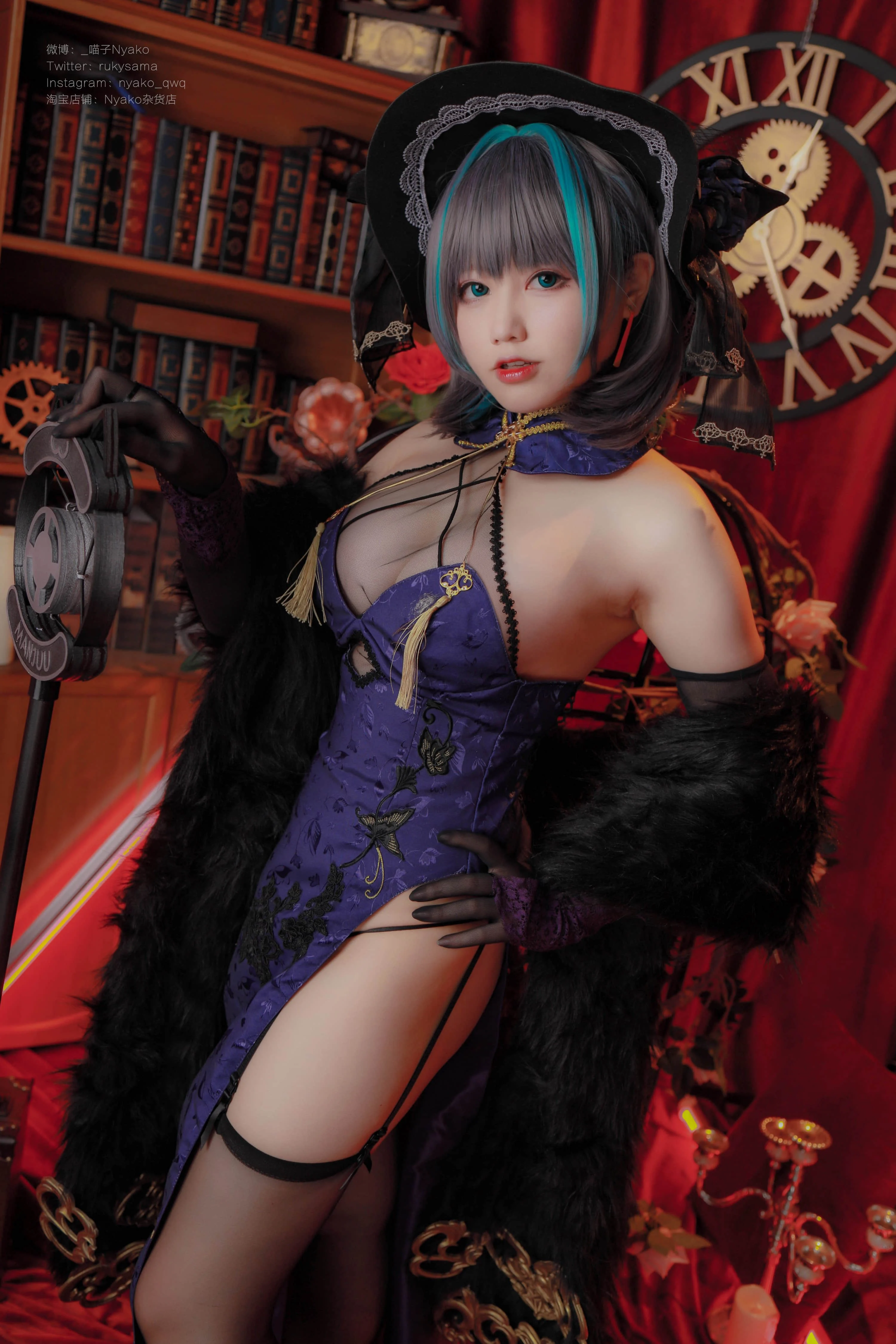 Đọc truyện hentai Tuyển tập Albums siêu phẩm Cosplay - Chap 808 - Nyako - Cheshire Cheongsam
