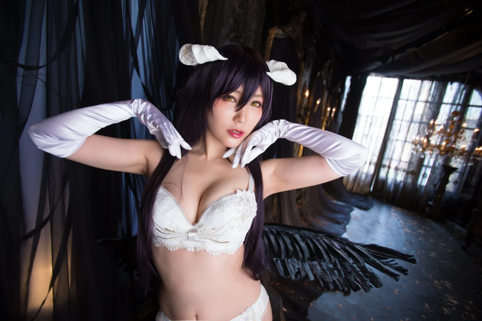 Đọc truyện hentai Tuyển tập Albums siêu phẩm Cosplay - Chap 959 - [Baitai Seijo (Luna Kirishima)] Junketsu Succubus wa ito Toutoki Yume wo miru