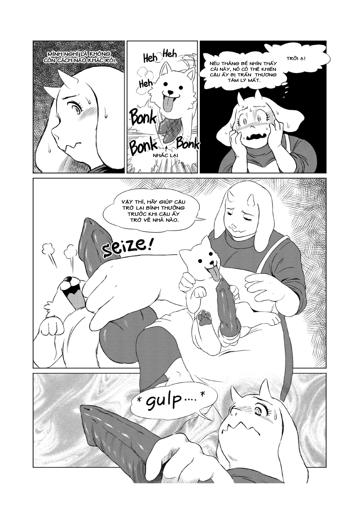 Đọc truyện hentai How About Is My Under Tail? - Oneshot