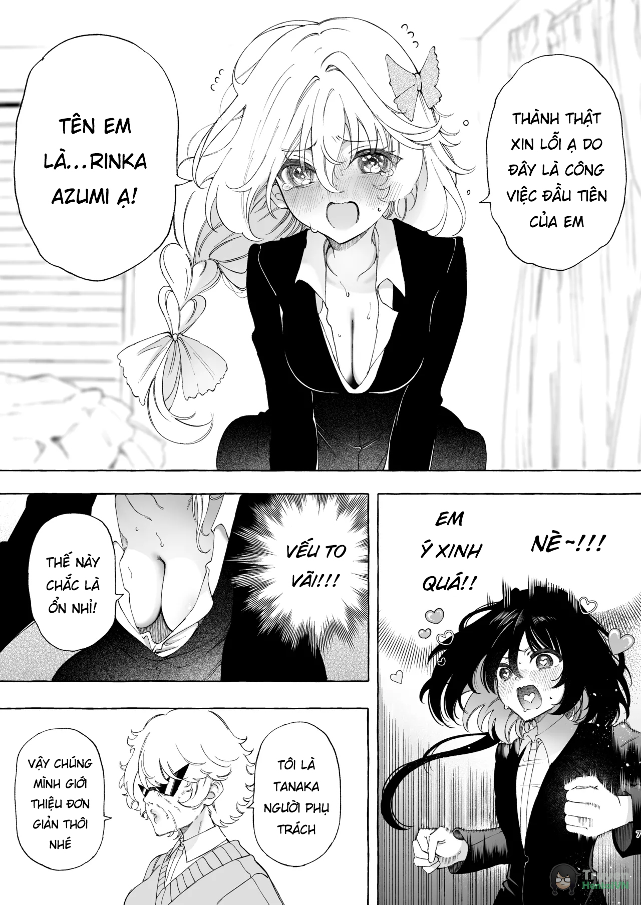 Đọc truyện hentai Mimi de Koishita Douryou ~OnaSuppo Onsei Otaku Onna ga Douryou no Koe ni Hannou Shite Ikimakuri~ - Oneshot