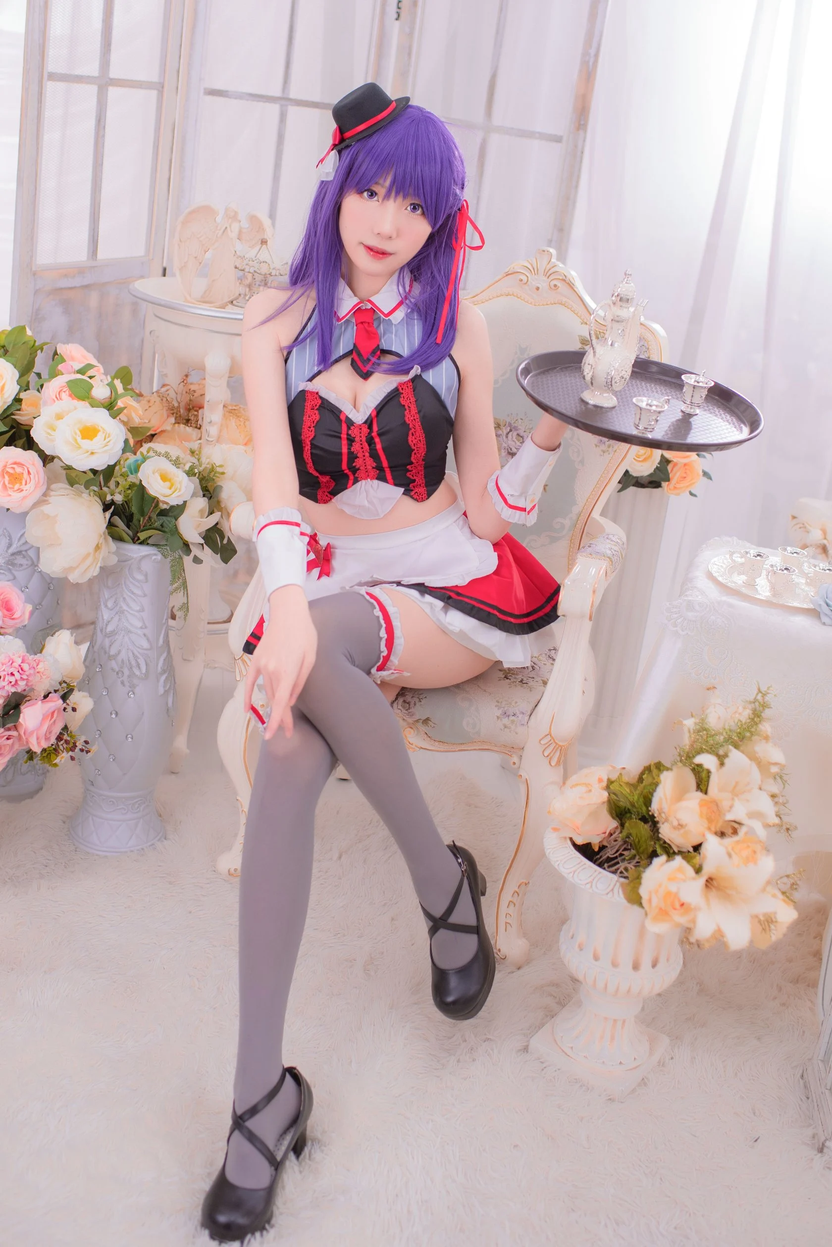 Đọc truyện hentai Tuyển tập Albums siêu phẩm Cosplay - Chap 918 - [Zhajiang Mumu] Sakura Maid
