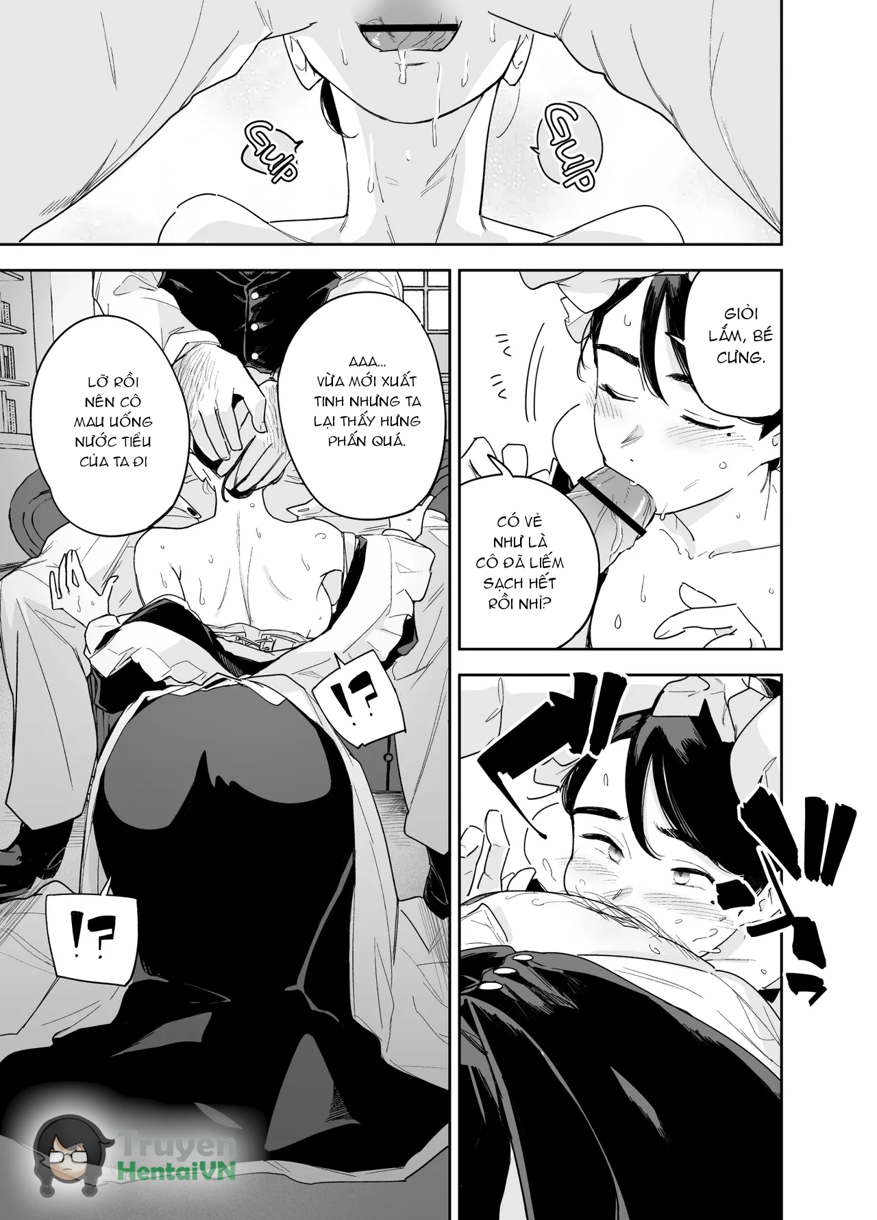 Đọc truyện hentai Wagaya no Housemaid Bridget Sei no Gohoushi ~Danro Souji kara Kozukuri made~ - Oneshot