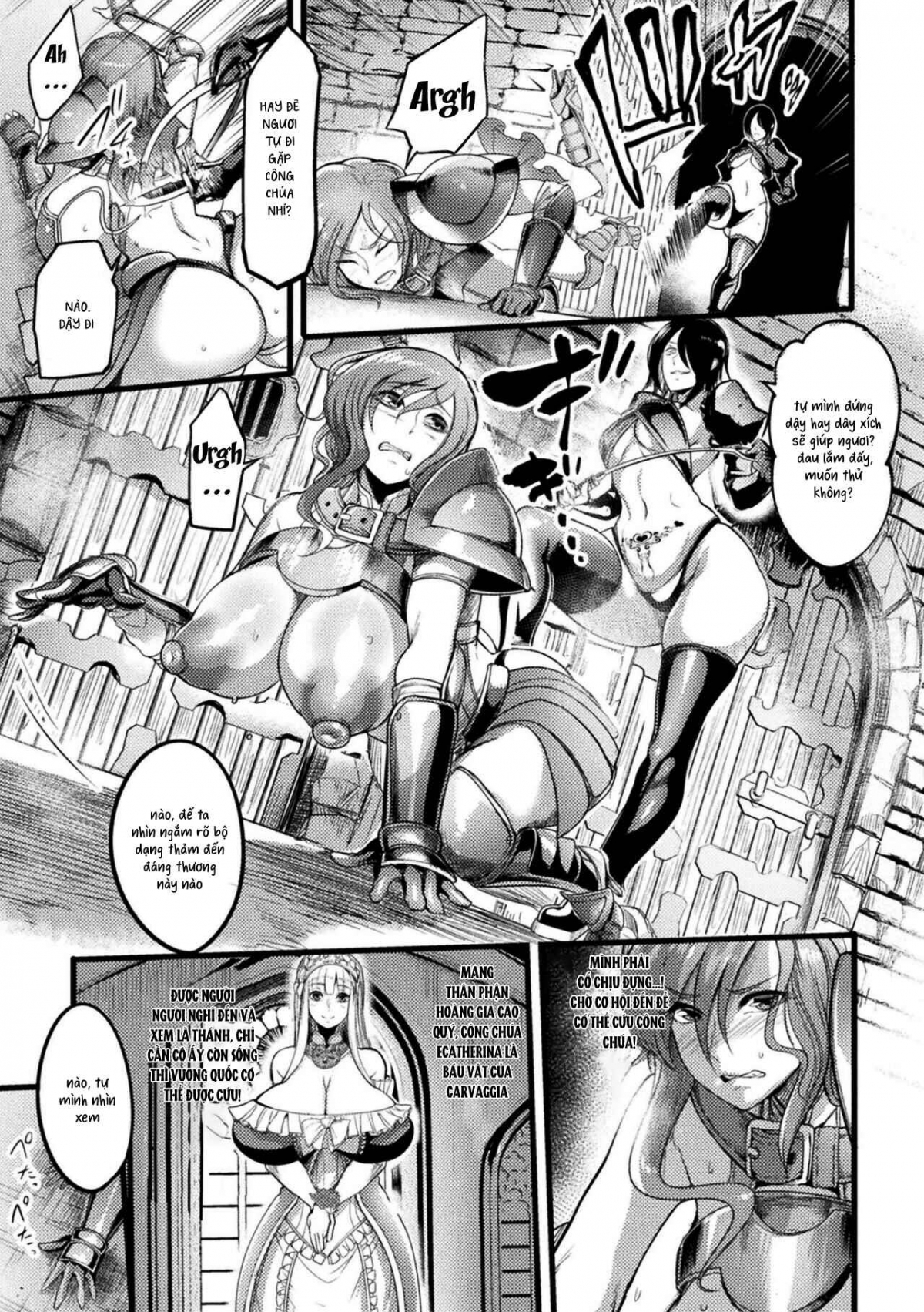 Đọc truyện hentai Teikoku no Nikubenki ~Otosareta Hime to Onna Kishi~ Oneshot.