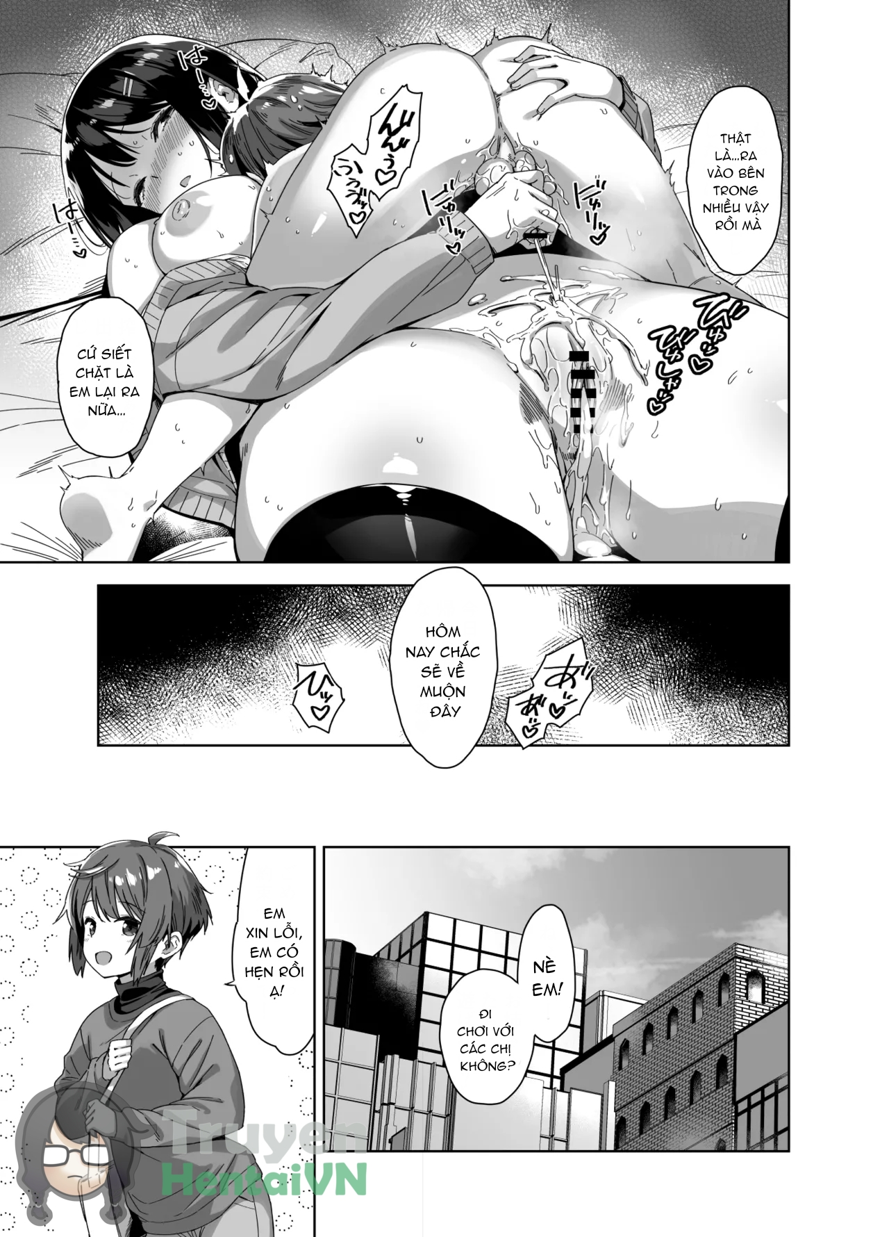 Đọc truyện hentai Boku Nerai no Ecchi na Dekkai Onee-san - Oneshot