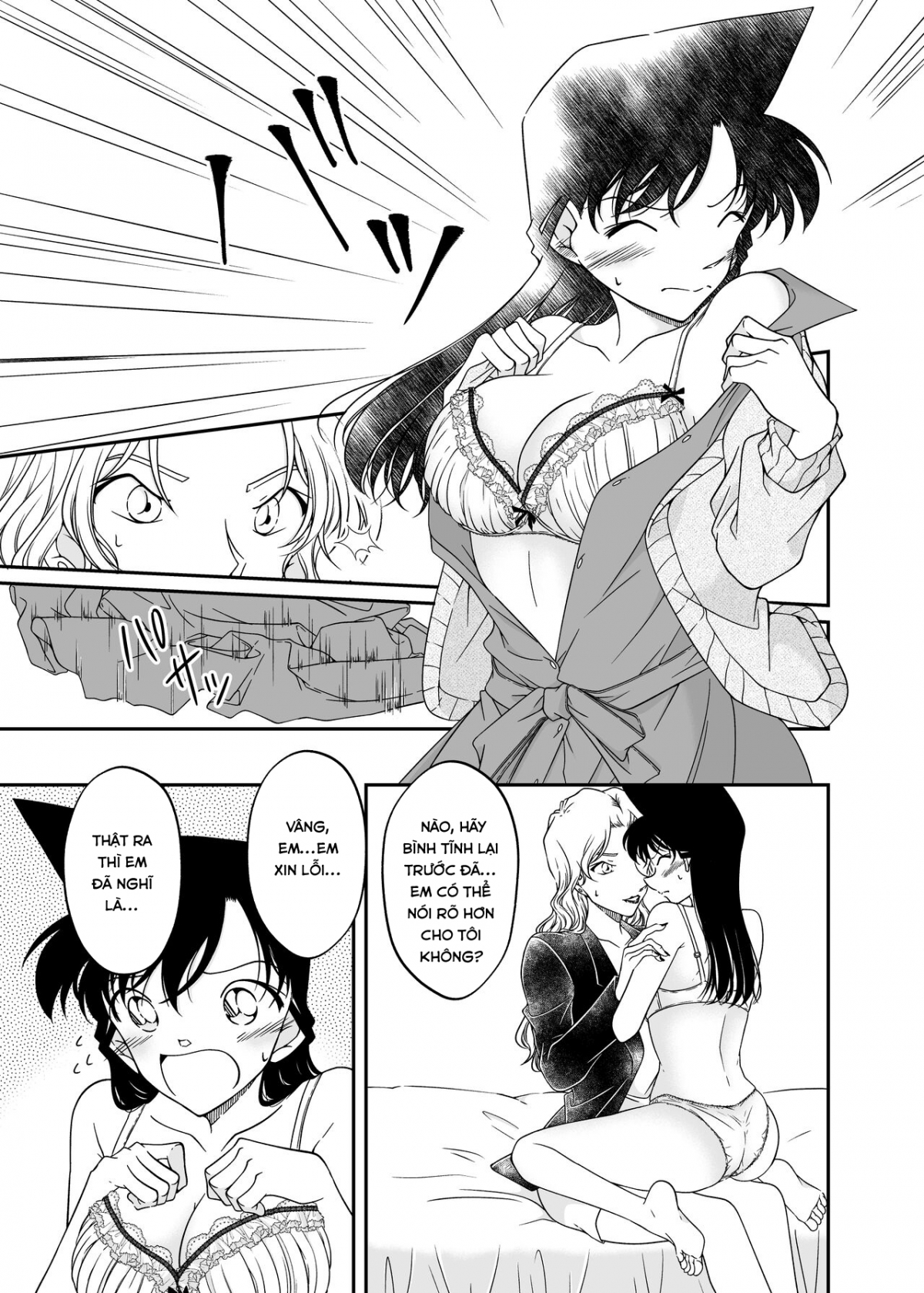 Đọc truyện hentai Cậu không thể trông cậy vào tôi được à? (Detective Conan) - Oneshot