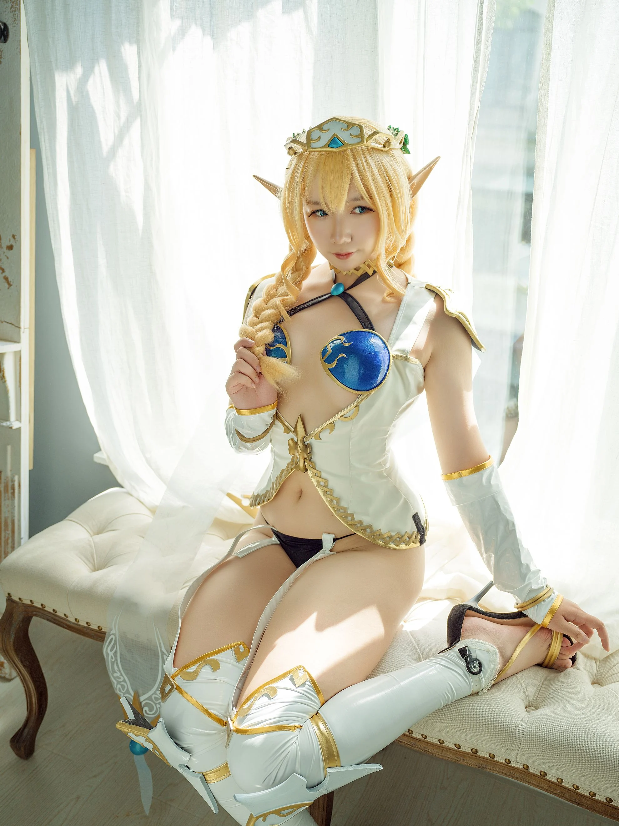 Đọc truyện hentai Tuyển tập Albums siêu phẩm Cosplay - Chap 911 - [Mahua Sauce] Elf Village Lincia