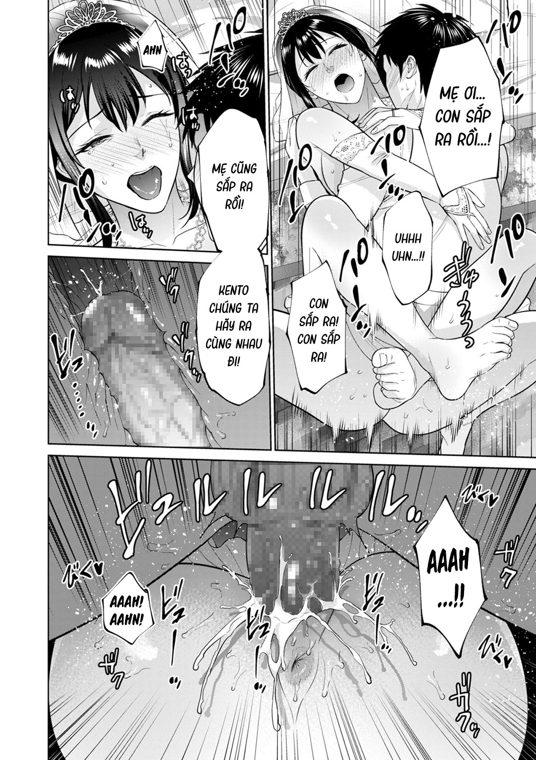 Đọc truyện hentai Lễ cưới bí mật với mẹ! - Oneshot