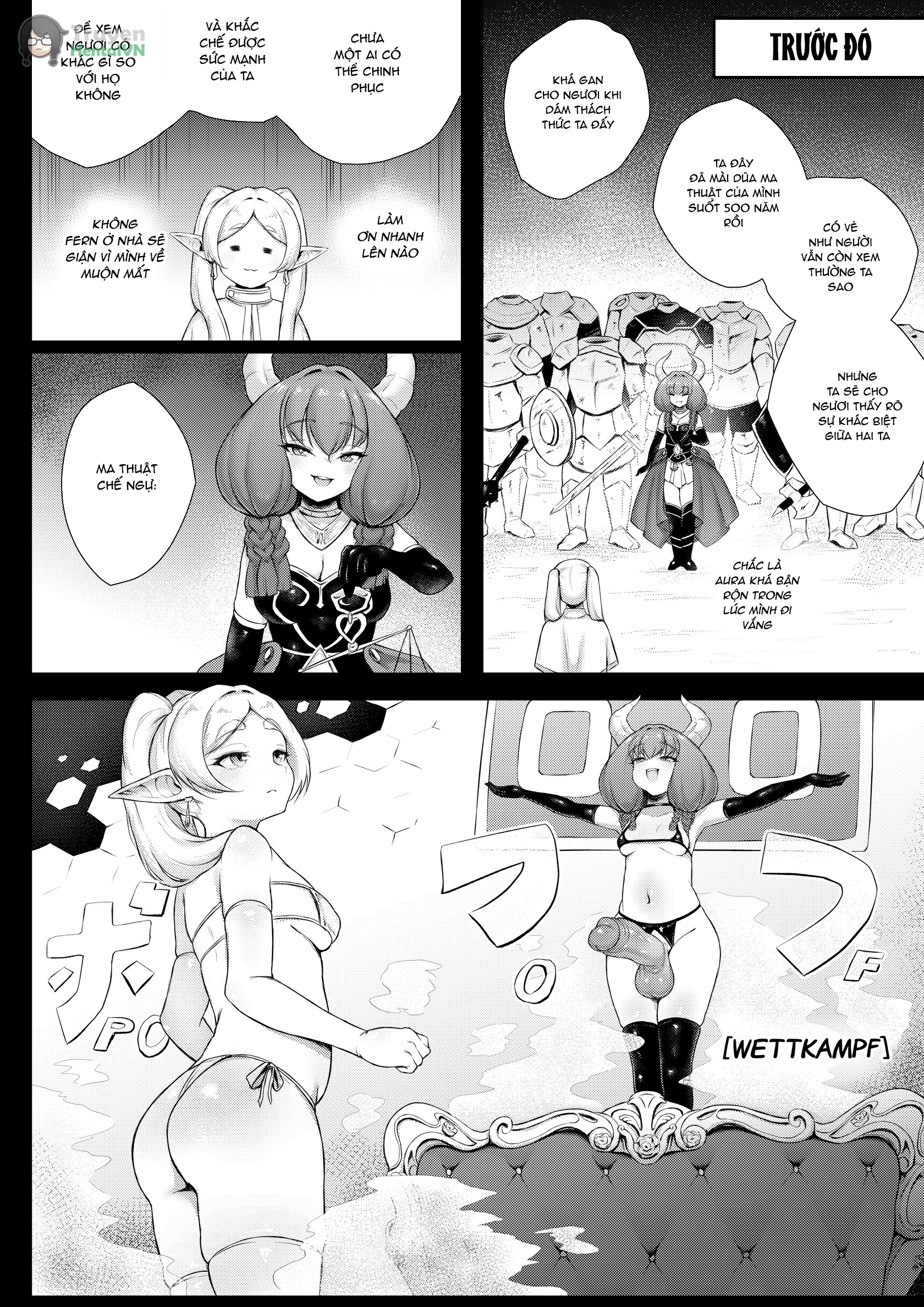 Đọc truyện hentai Trận đấu phép thuật khác thường - Oneshot