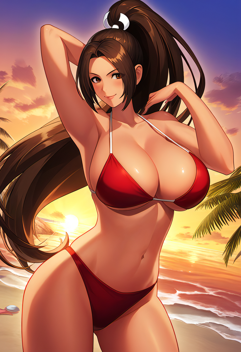 Đọc truyện hentai Tuyển tập Albums Art hentai - Chap 307 - Mai Shiranui Beach Sunset
