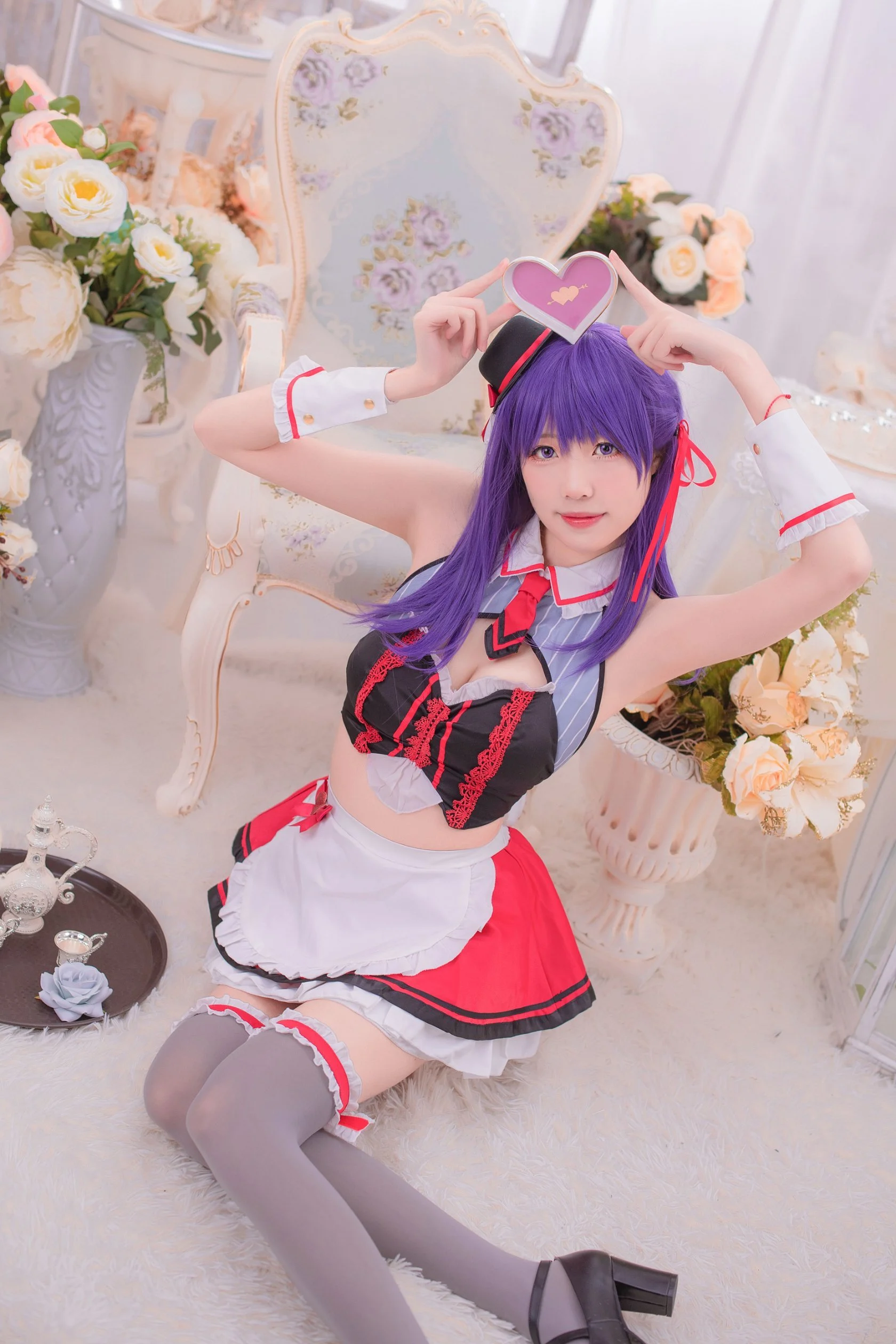 Đọc truyện hentai Tuyển tập Albums siêu phẩm Cosplay - Chap 918 - [Zhajiang Mumu] Sakura Maid