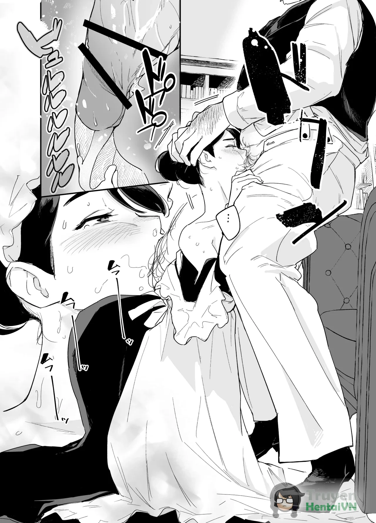 Đọc truyện hentai Wagaya no Housemaid Bridget Sei no Gohoushi ~Danro Souji kara Kozukuri made~ - Oneshot