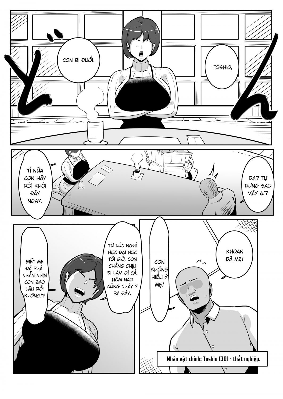 Đọc truyện hentai Bote Oba ~Isourou Saki no Oba-san o Haramasete Botebara Sex Zanmai!~ - Oneshot