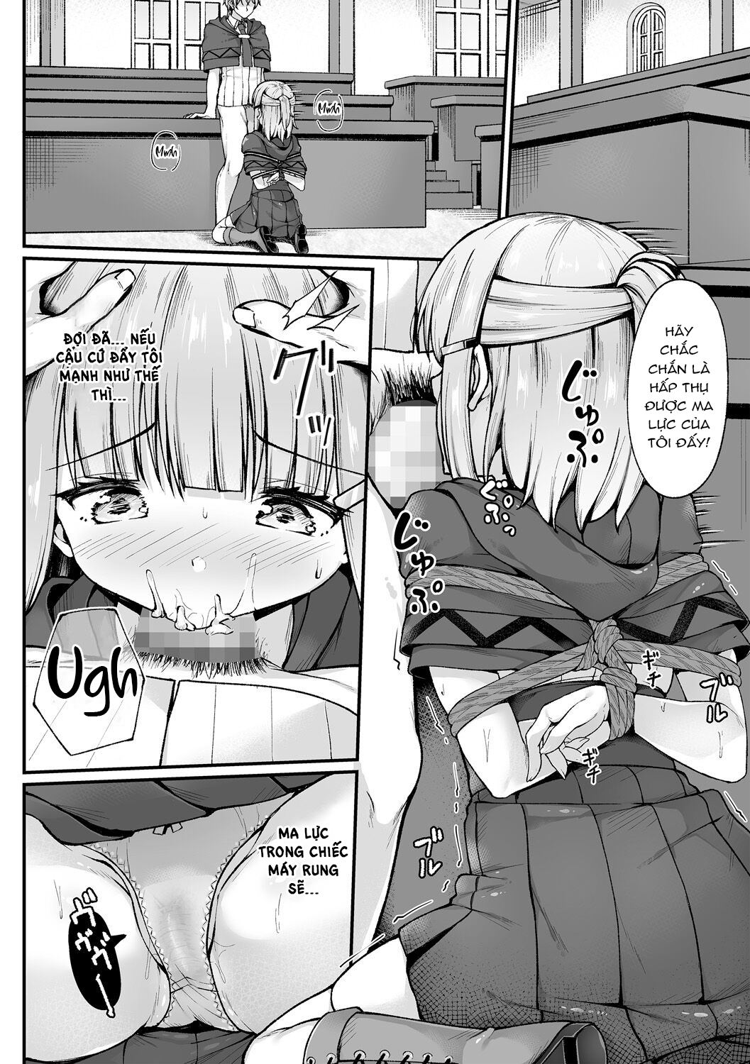 Đọc truyện hentai Cuộc sống trói buộc tại trường phép thuật! - Oneshot
